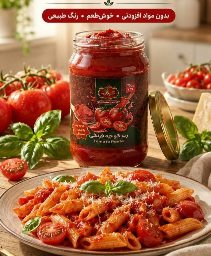رب گوجه فرنگی ۷۰۰ گرمی خالص هورا